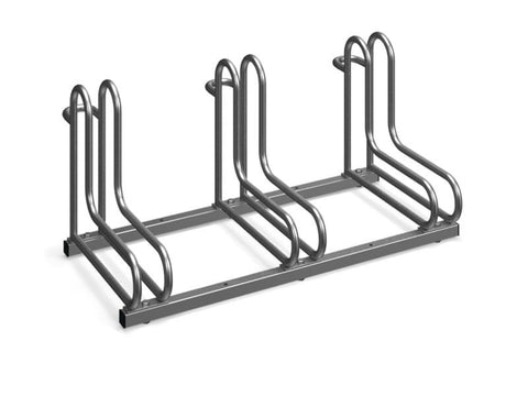 L-MODEL Fietsenrek 3 Fietsen RVS