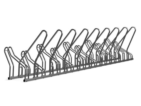 J-MODEL 2H BARRIÉRE Fietsenrek 10 Fietsen RVS