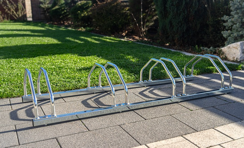 A-MODEL Fietsenrek 4 Fietsen GEGALVANISEERD GRAFIET