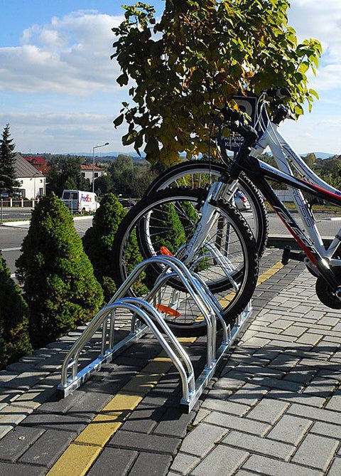 A-MODEL 2H Fietsenrek 4 Fietsen RVS