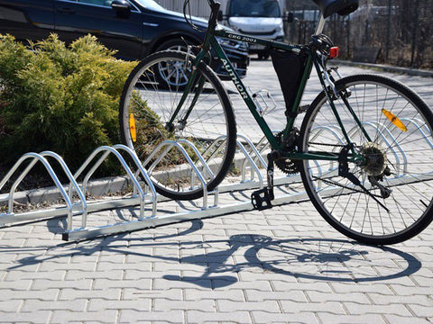 A-MODEL Fietsenrek 8 Fietsen GEGALVANISEERD GRAFIET