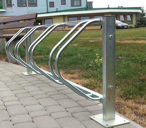 C-MODEL Grondfietsenrek 4 Fietsen GEGALVANISEERD GRAFIET