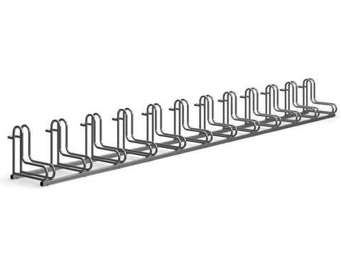 L-MODEL Fietsenrek 12 Fietsen GEGALVANISEERD ZWART