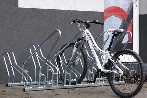 J-MODEL 2H BARRIÉRE Fietsenrek 4 Fietsen GEGEALVANISEERD GRAFIET