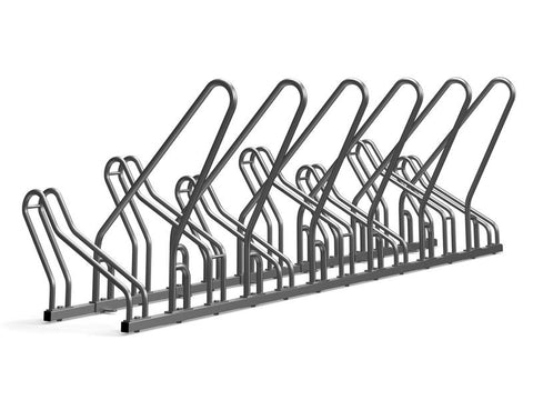 J-MODEL 2H BARRIÉRE Fietsenrek 7 Fietsen RVS